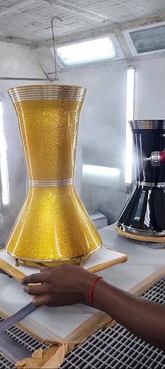 6.5K views · 119 reactions | Golden sparkling darbuka we made for a special client ❤ | ArabInstruments | Facebook