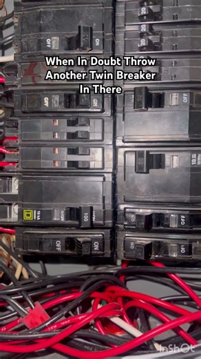 Overloaded Electrical Panel That May Catch Fire #electrician #wiring #breakers #residential