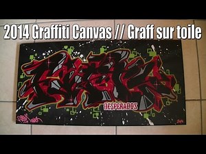 Graffiti canvas Speed painting // Graff sur toile molotow one4all [HD 1080]