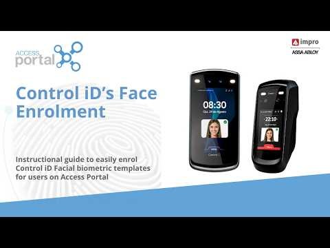 Control ID's Face Enrollment - Access Portal
