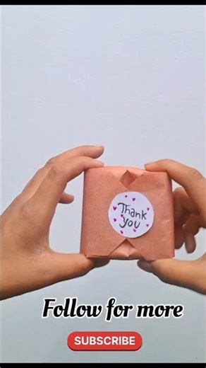 Packaging 💝DIY Paper Gift Hack (Super easy!)