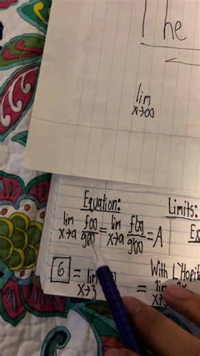 AP Calculus BC and AB/ Calculus 1: Limits - L Hopitals Rule #fyp #fypシ゚viral #fypシ #calculus #apcalc