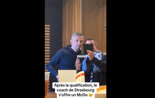 Gary O'Neil au Mcdo après Strasbourg-Mayence : la vidéo insolite de l'entraîneur strasbourgeois