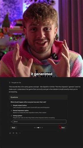 How to build your #imposter game app in #lovable