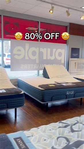 🚨HUGE MATTRESS DOORBUSTERS🚨 80% OFF all Grand Legacy display models!🔥 As low as $520! Only 3 days while supplies last💸 Find a store near you👉 https://loom.ly/LqXacg4 | Levin Furniture and Mattress