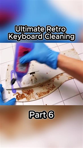 Ultimate Retro Keyboard Cleaning for ASMR Satisfaction