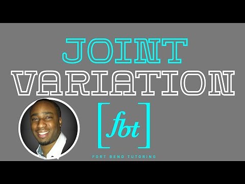 Joint Variation - How to Solve Variation Problems: Part 3 [fbt]