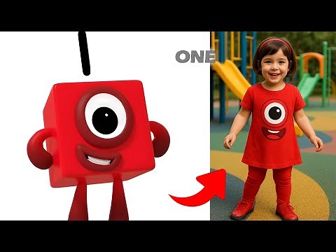 Numberblocks as Humans + Their Favorite Things! 🔢🍿