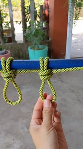 Wow... great loop knot in life. #slippedhitch #endropeconnection #wierknot #truckerhitches #coilropeknot #stringlinehitch #woodbundlehitch #ropeladderknot #lashingknot #knotdiy | Millie