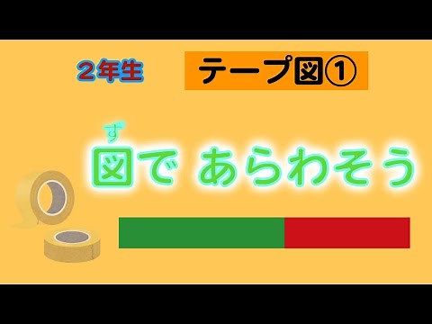 図であらわそう（２年生 テープ図①）