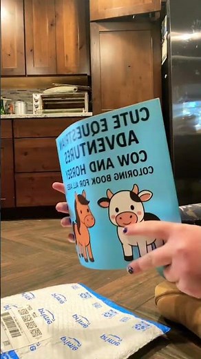 Unbox by new ‪@cow_and_horsey‬ coloring book!!!!!