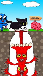 3.2M views · 8.4K reactions | Baby Blue cleverly gets the candy!! Funny animation藍藍藍 #shorts #cartoon #story | Gamer 007 | Facebook