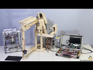 Robotic arm v1.0 better than it looks ;-)