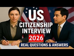 🇺🇸 US Citizenship Interview 2025 – Real Interview Questions and Answers