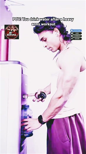 drinking water after workout.. #gym #bodypowertraining #motivation #naturalbodybilding #funny #birds