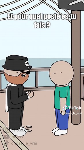 Un peu trop à l’aise Choss #animation #humour