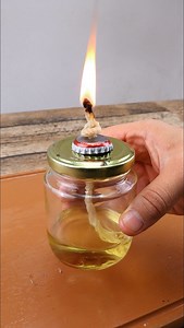 Emergency Lamp with Cooking Oil - Goodbye Blackout! | Home Recipes