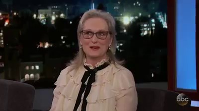Oscar nominee Meryl Streep on #ThePost & The POTUS... #Oscars | Jimmy Kimmel Live