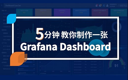 5分钟教你制作一张Grafana Dashboard