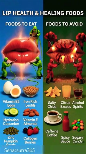 Dry & Dark Lips? Fix This Naturally | What To Eat vs What To Avoid For Healthy Lips