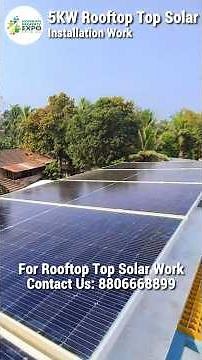 5KW Rooftop Solar System Installation | Net Metering #solar #solarenergy