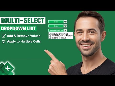Multi-Select Dropdown in Excel: Select & Remove Items (VBA)