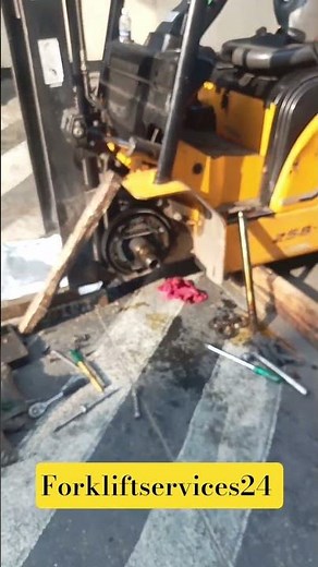 Forklift Brake Fail Repair #shorts #forklift