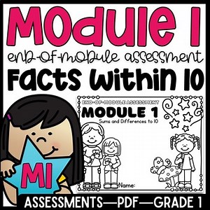 EngageNY Grade 1 Module 1 End-of-Module Assessment Companion – Facts to 10