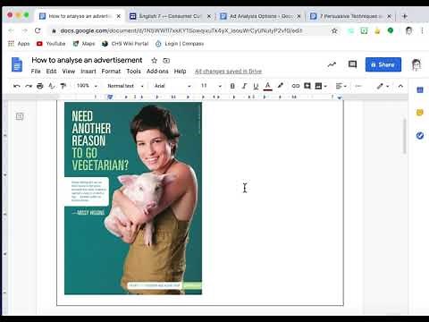 How to analyse an advertisement Part 1