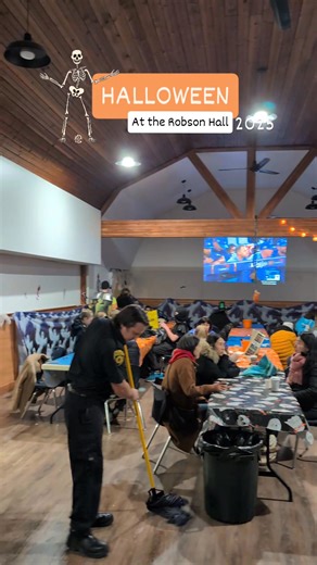 Halloween night at the Robson Hall! | Robson Fire Department