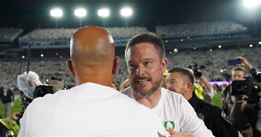 Dan Lanning’s Postgame Handshake With James Franklin Sparks Reaction After Oregon-Penn State