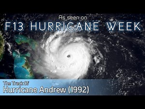 The Track of Hurricane Andrew (1992)