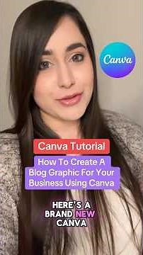 Canva Design Tutorial - How To Create A Blog Graphic For Your Business Using Canva!