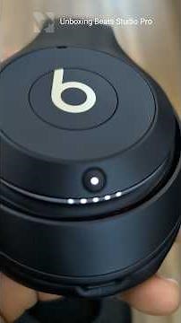 Unboxing Beats Studio Pro