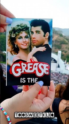 GREASE Sing A Long at Hollywood Bowl! 2025 #concert #grease #tbirds #hollywood #pinkladies