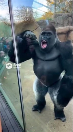 The Glass DID NOT Survive vs Gorilla at Zoo 😱🦍💥