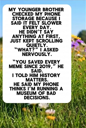 My younger brother checked my storage #computer #funny #it #quotes #tech #jokes