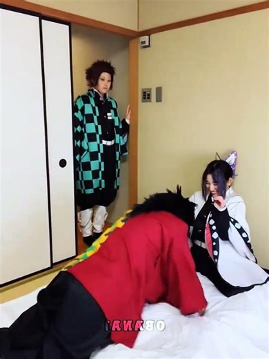 Giyu🗣️ I hate u tanjiroooo😾 #demonslayer #demonslayercosplay #cosplay#giyuutomioka #tanjiro #shinobu