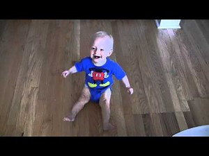 Baby Micah Laughing Hysterically at Celery