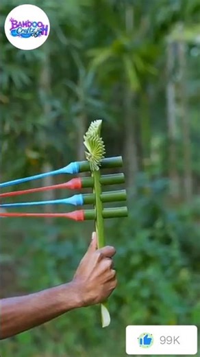 Ye slink nahi, bamboo ka jadoo hai 😂 | bamboo Craftz | bamboo Crafts #ytshorts #funny #shorts#short