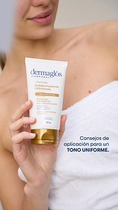 Seguí estos consejos para aplicar de forma correcta nuestro Autobronceante Hidratante. Recordá: ✅ Lavarte las manos luego de la aplicación. ✅ Vestirte pasados los 20 minutos así evitás machar la ropa. ✅ La hidratación posterior va a ayudar a que el bronceado dure más tiempo. #CuidáLaSaludDeTuPiel con #Dermaglós. | Dermaglós