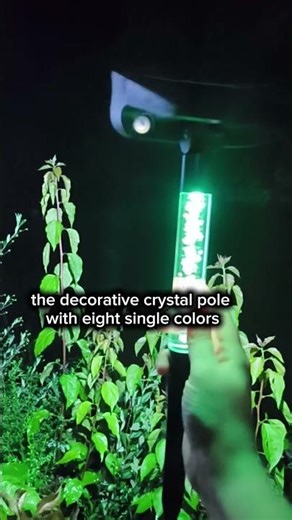 Solar Path Light for Yard & Garden | 3-Color Lighting + RGB Glow Stick