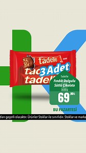 Pazartesi fırsatı 💚 Harman Siyah Çay 1 kg 149,00₺ Tadelle Fındık Dolgulu 3’lü 69,90₺ 👇🏻 https://www.tkkoop.com.tr/magazalarimiz | Koop Market