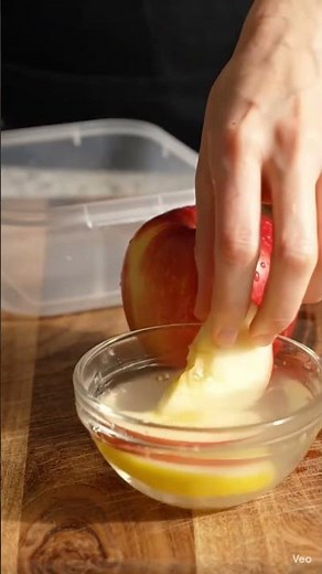 Apple Storage Hack | How to Keep Apple Slices from Turning Brown 🍎✨#healthtips