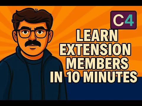 What is new in c#14 | Extension Members | Extension Method | Extension Block (03)