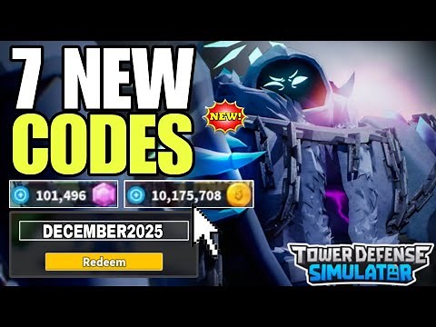 *NEW UPDATE* TOWER DEFENSE SIMULATOR CODES IN DECEMBER 2025 | TOWER DEFENSE SIMULATOR CODE 2025