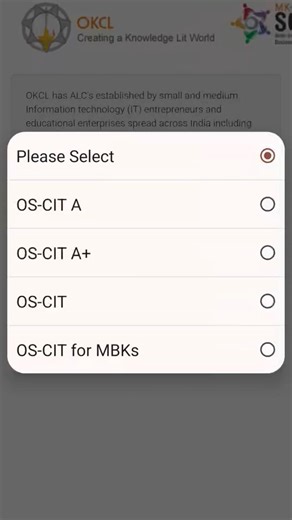 OSCIT computer course online.. government declared computer certificate compulsory#computer