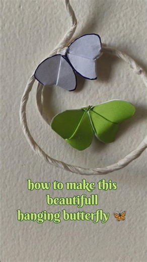 ✨DIY cute paper butterfly 🦋 for home dacore.easy to make.#viral #shorts #art
