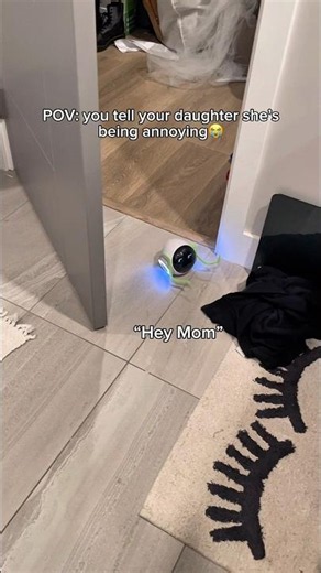 My little daughter robot got so upset 😭💕 #robot #longdistance #parents