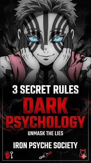 ❌3 Rules of Dark Psychology 🌑 (Don't be a Victim)#DarkPsychology #Manipulation #PsychologyTrick